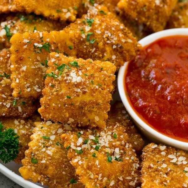 Fried Cheese Ravioli