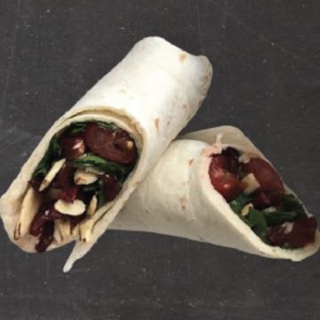 Almond Spinach Wrap  