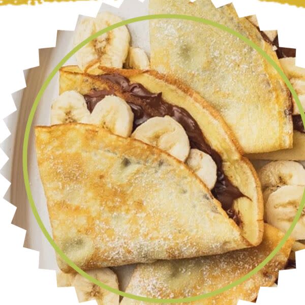 1 Crepe with banana and Nutella