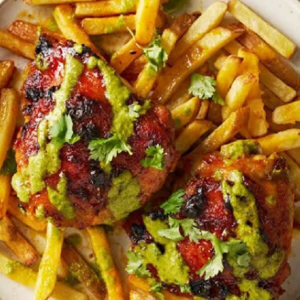 Aloha Chicken Loaded Fries