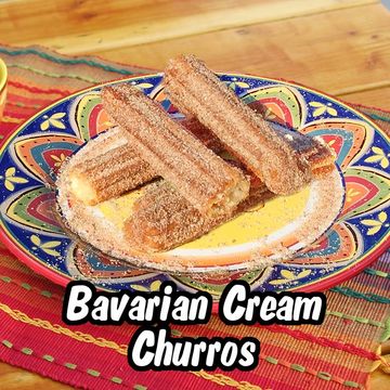 Bavarian Cream Churros