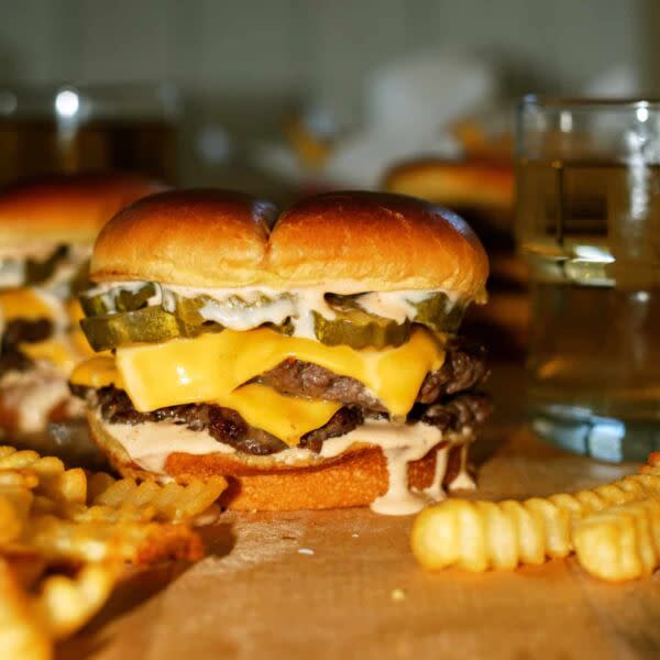 Double Belly Buster Burger