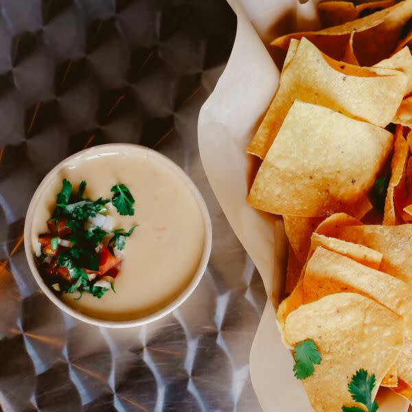 Street Corn Queso Dip with Chorizo
