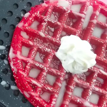 Red Velvet Waffle 