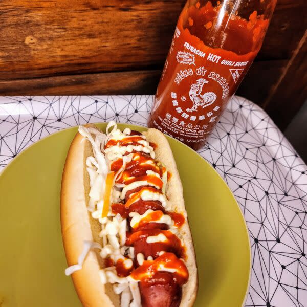 Sriracha Slaw dog
