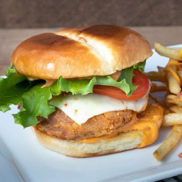 Atomic Chicken burger