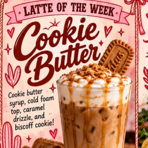 Latte of the Week: Biscoff Cookie Butter Latte