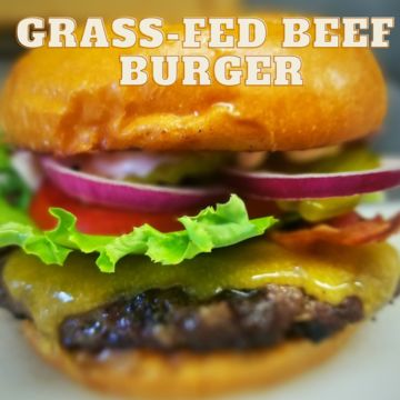 Grass-Fed Beef Burger & Fries