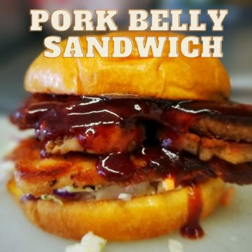 Pork Belly Sandwich & Fries