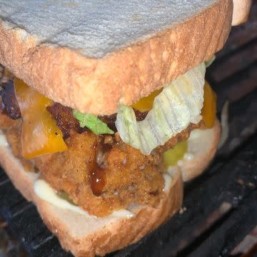 Fried fish sandwich combo