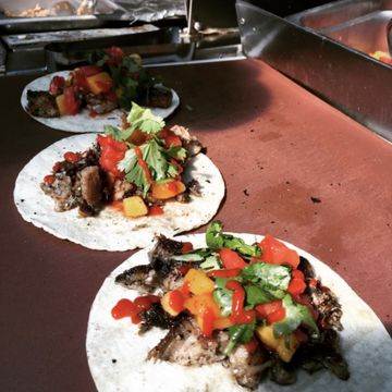 Pork Belly Sisig Tacos