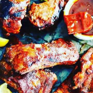 BBQ Jerk Ribs & Fries