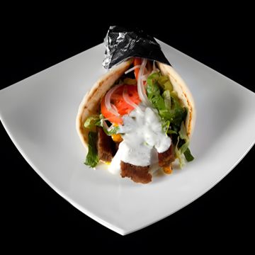 Beef Kabob Pitta Sandwich