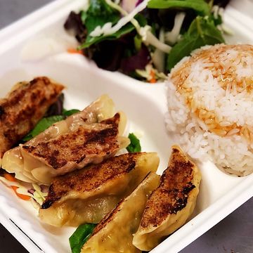 6pcs Dumpling Combo ( 6pcs Dumplings + Rice + Salad)