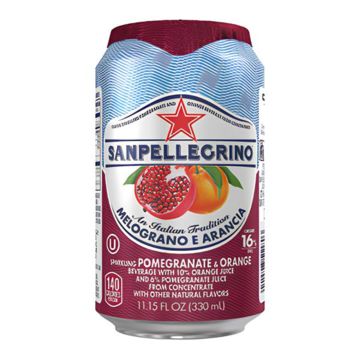San Pellegrino Pomegranate and Orange Soda