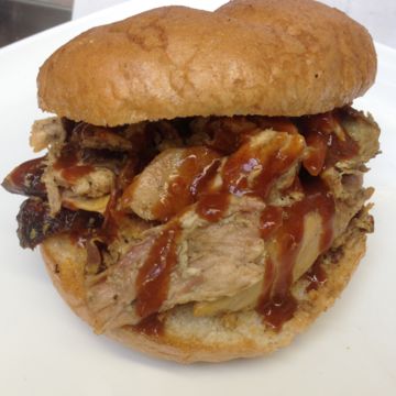 ​Smoked Hickory Pulled Chicken Sandwich