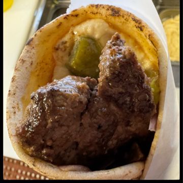 The Lamb Burger Wrap