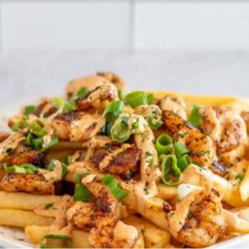 Bloody Cajun Shrimp Fries