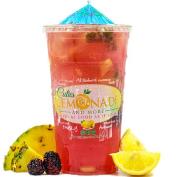 RASPBERRY PINEAPPLE LEMONADE