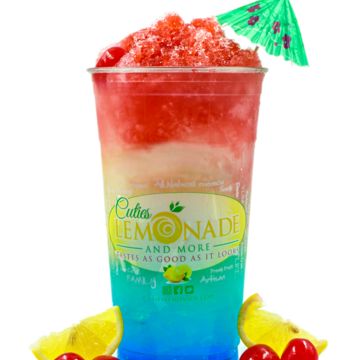 RED WHITE BLUE LEMONADE SLUSHY