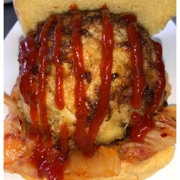 Korean Crab Cake Sandwich
