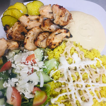 Chicken Kebab Plate 