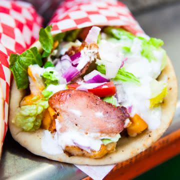 Garlic Chicken Gyro