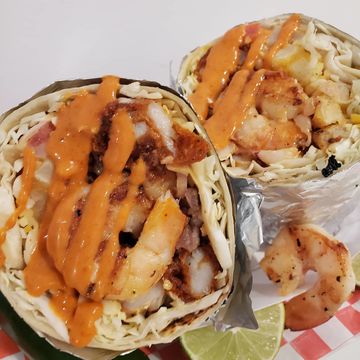 Wacky Shrimp Burrito