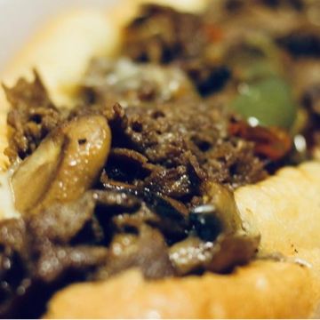 Mushroom Cheesesteak