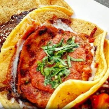 Eggplant con Queso Taco