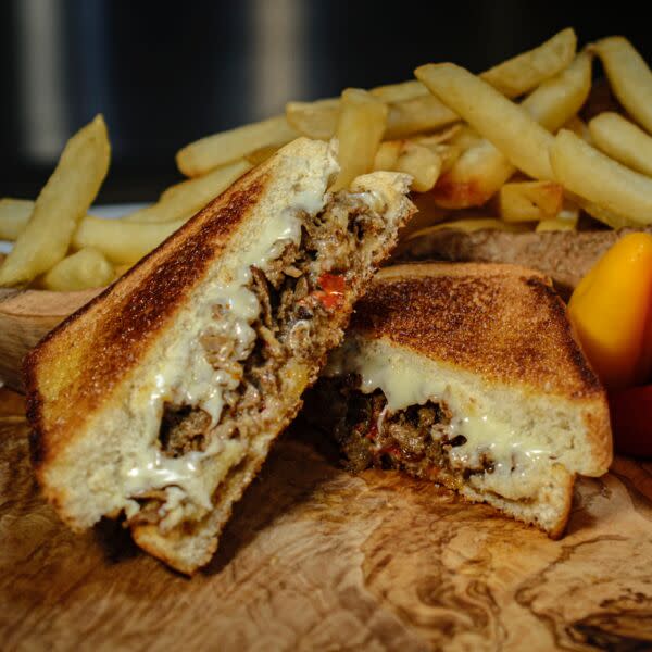 Philly Melt and  Fries