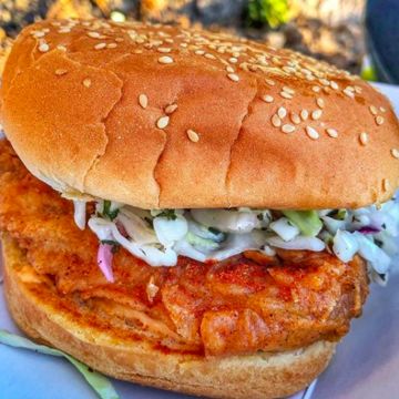 Vegan Fried Chicken Sandwich