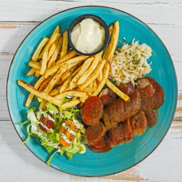 Currywurst Plate