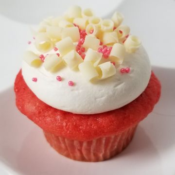 Gluten Free Pink Vanilla Cupcake