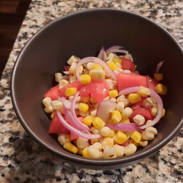 Watermelon Corn Salad