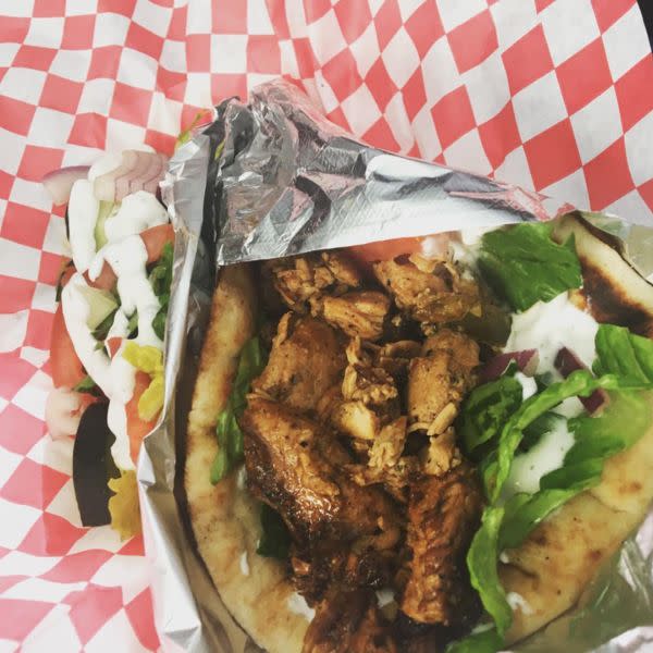 Chicken Shawarma Pita Wrap 