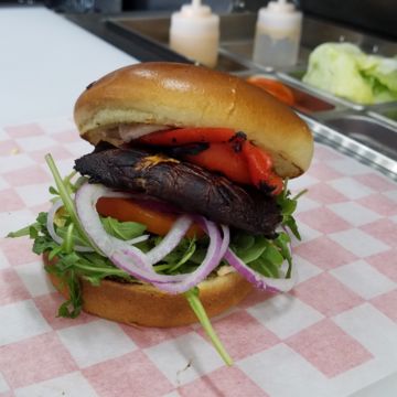Portobello Mushroom Burger