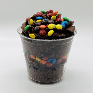 Chocolate M&M Cake Cup