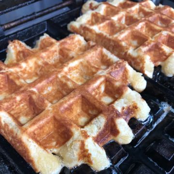 Chocolate & Almond Waffle