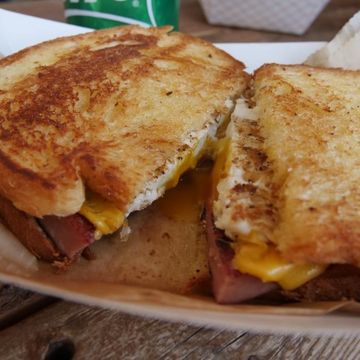 Fried Bologna Sandwich