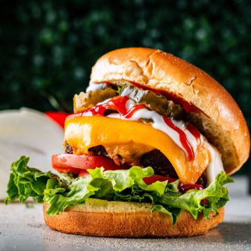 “Oh Boy“ Vegan Cheese Burger 