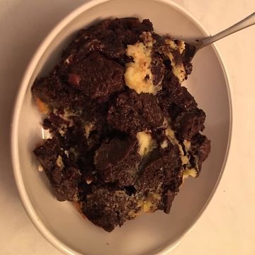 Chocolate Fudge Bread Pudding