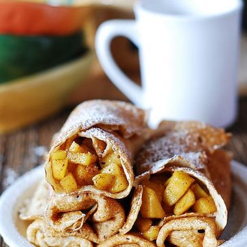 French Fried Fruit Crepes