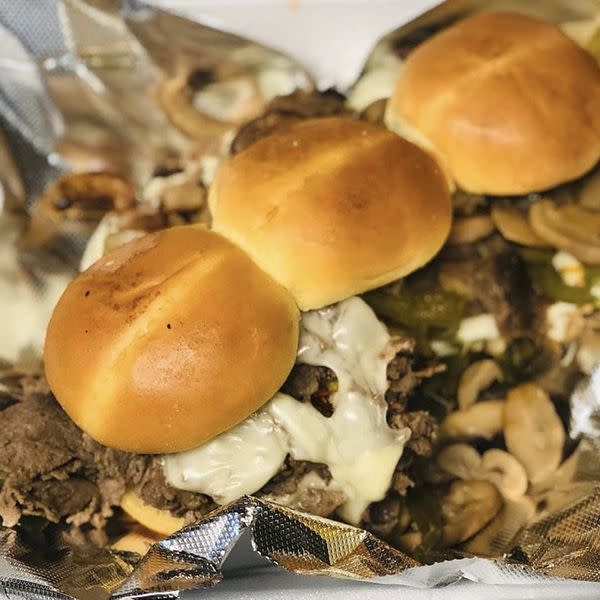 Philly Cheesesteak Sliders 