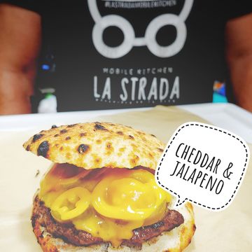 Cheddar & Jalapeño Burger 