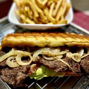 Cuban Style Steak Sandwich