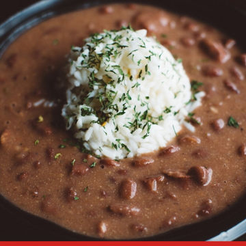 Traditional Creamy Louisiana Red Beans & Rice
