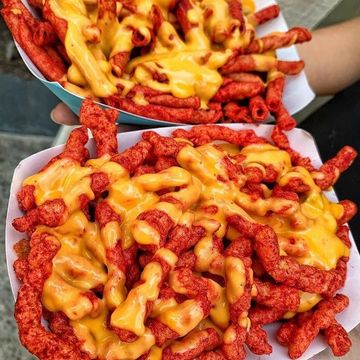 Hot Cheetos & cheese 