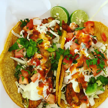 3 Baja Tacos (Fish/Shrimp/Veggie) w/Chips