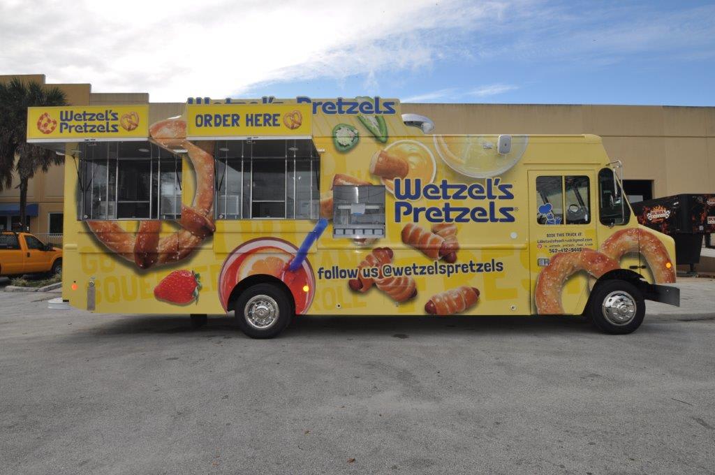 Best Food Trucks Wetzels Pretzels menu